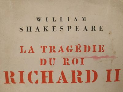 Richard II de William&nbsp;Shakespeare